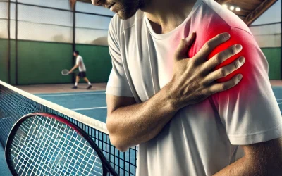 Lesiones de hombro en tenis y pádel: causas, prevención y soluciones